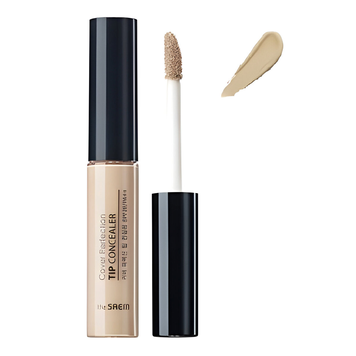 Точечный консилер для лица The Saem Cover Perfection Tip Concealer SPF28 РА++ Green Beige