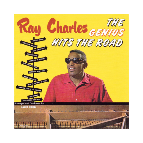 Ray Charles - The Genius Hits The Road, 1xLP, BLACK LP