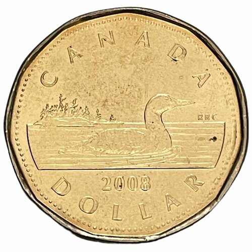 Канада 1 доллар 2008 г. канада 1 доллар 2001 г proof
