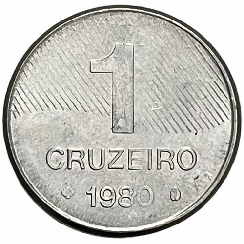 Бразилия 1 крузейро 1980 г. (2) купюра 1 крузейро 1980 г