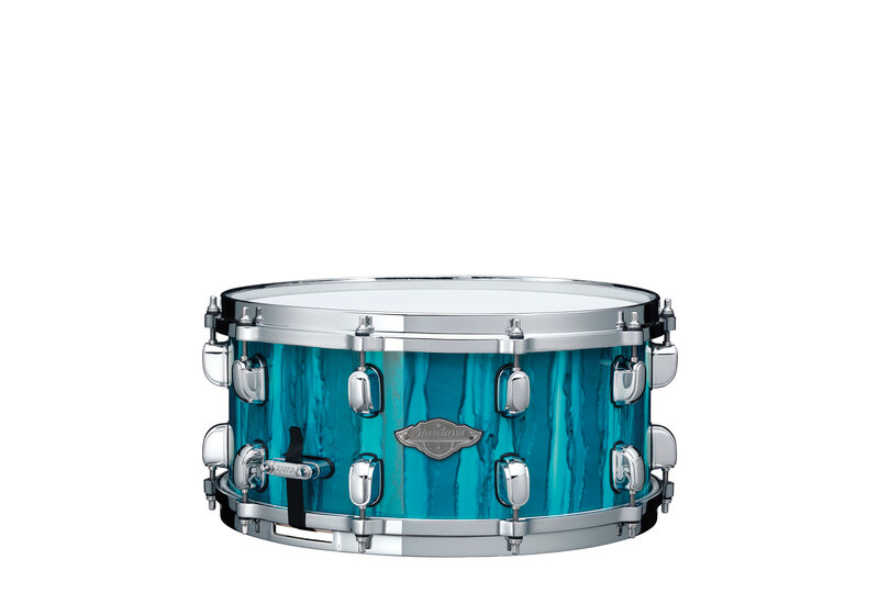 TAMA MBSS55-SKA STARCLASSIC PERFORMER малый барабан 14x5.5, клен/береза, цвет голубой (светлые и темные полосы)