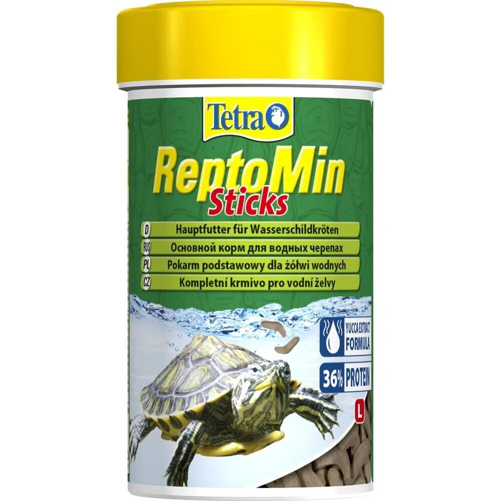 Корм Tetra ReptoMin Корм для водных черепах палочки 100мл