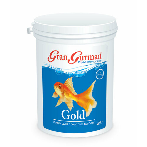 Корм д/р зоомир Gran Gurman Gold - для золотых рыбок80грбанка 250мл 433 натрия хлорид р р д инф 0 9% 250мл 10