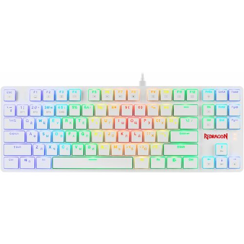 Клавиатура Redragon Anubis белый K539W-RGB 576600₽