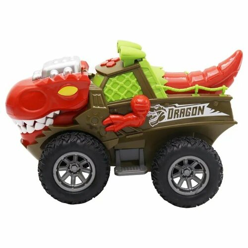 Funky Toys Игрушка машинка инерционная Скоростной динозавр Funky toys FT0735696 машинка инерционная x toys свет звук батарейки 3 ag3 в комплекте голубая 1002000 3