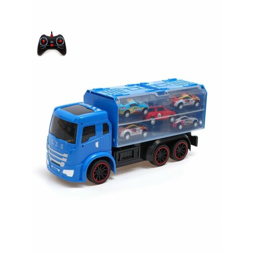 Грузовик радиоуправляемый «Автовоз», с 5 машинками