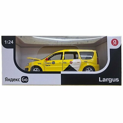 Модель 1:24 LADA LARGUS, цвет желтый 1251481JB Автопанорама