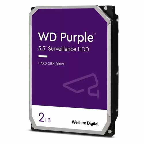 Жесткий диск WD Purple WD23PURZ, 2ТБ, HDD, SATA III, 3.5"