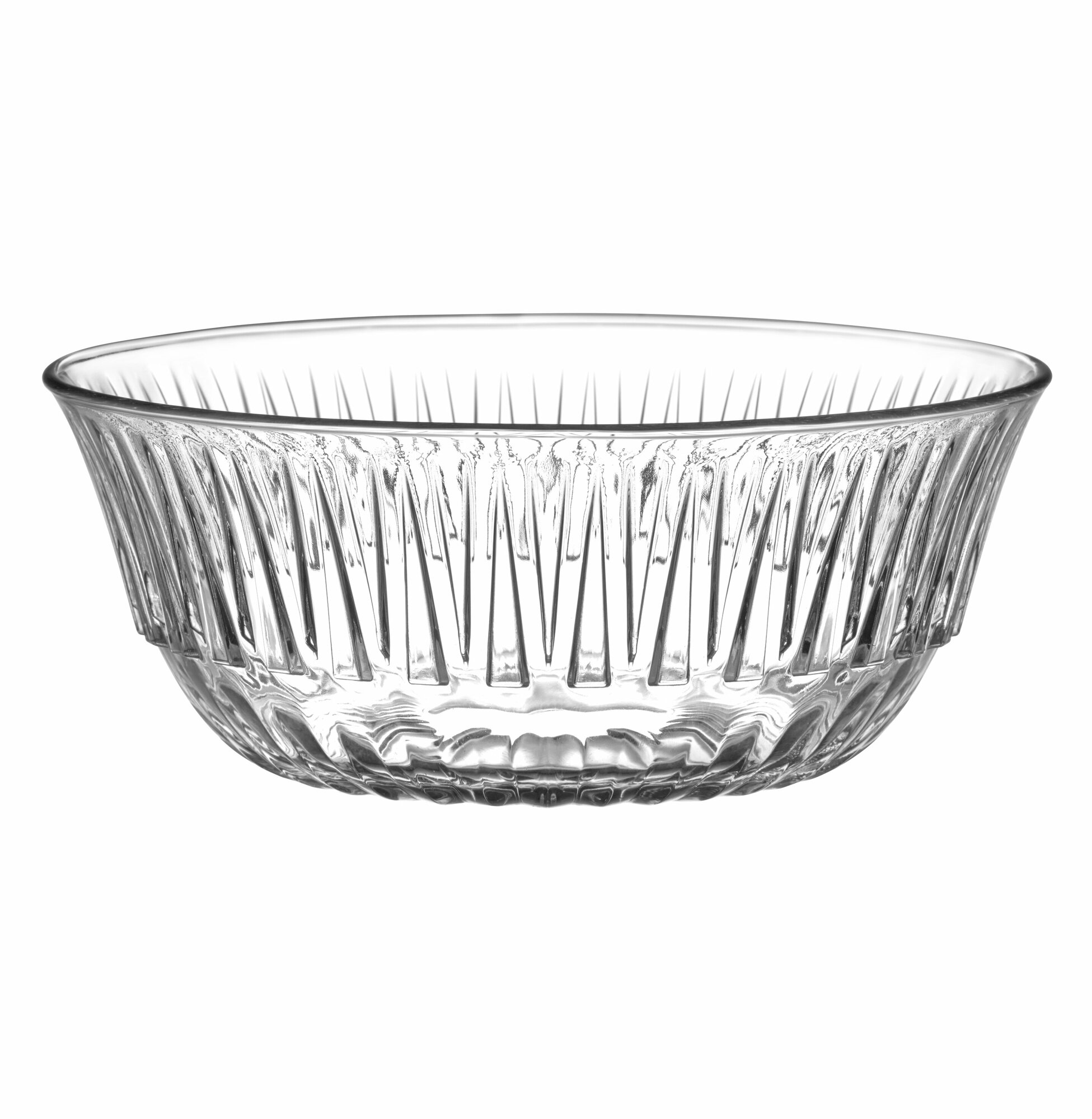 Салатник Lav "ALINDA", стекло, мытье в посудомойке, бесцветный, 345 мл