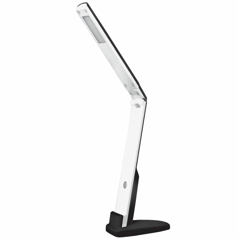 Настольная лампа LED Camelion KD-808 C41 черный & белый 5 Вт 230В 400 лм 4000К)