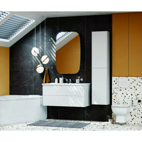 Тумба с раковиной AQUATON (Акватон) 1a2581k2aj010 Сохо 75 см