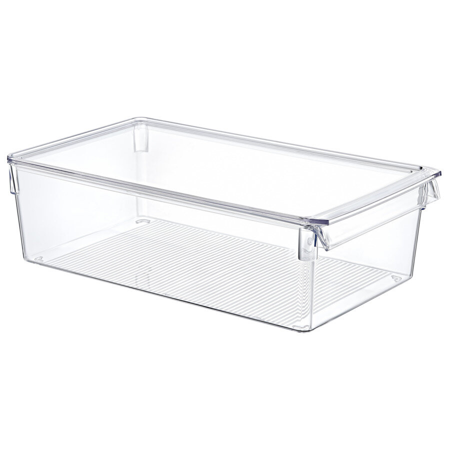 фото Органайзер для холодильника с крышкой Emhouse 36х20,5х10 см, пластик