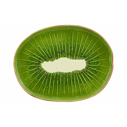 Блюдо Bordallo Pinheiro Тропические фрукты Киви 40х31см