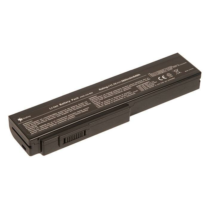 Аккумуляторная батарея повышенной емкости для ноутбука Asus M50 M60 G50 G51 G60 VX5 L50 X55 Pro56 Pro72 N61 X64 (A32-M50) ZeepDeep Energy 64Wh 5800mAh 11.1V