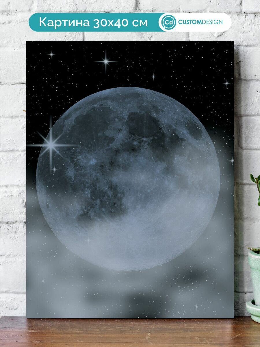 Картина на стену Луна 30x40 см №11