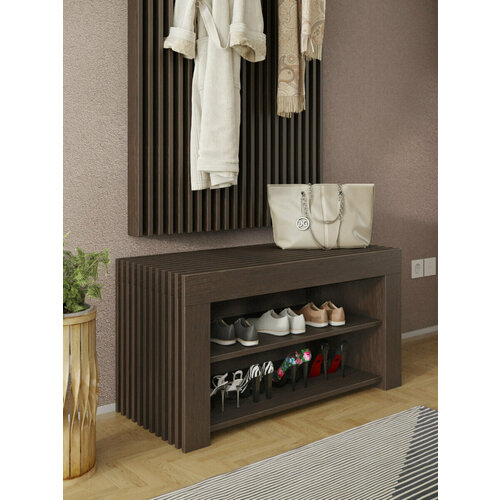 Обувница фабрики Стиль Гринвич 5 Венге черный 18720₽