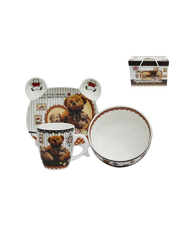 фото Набор детской посуды 3 предмета Lenardi 105-039