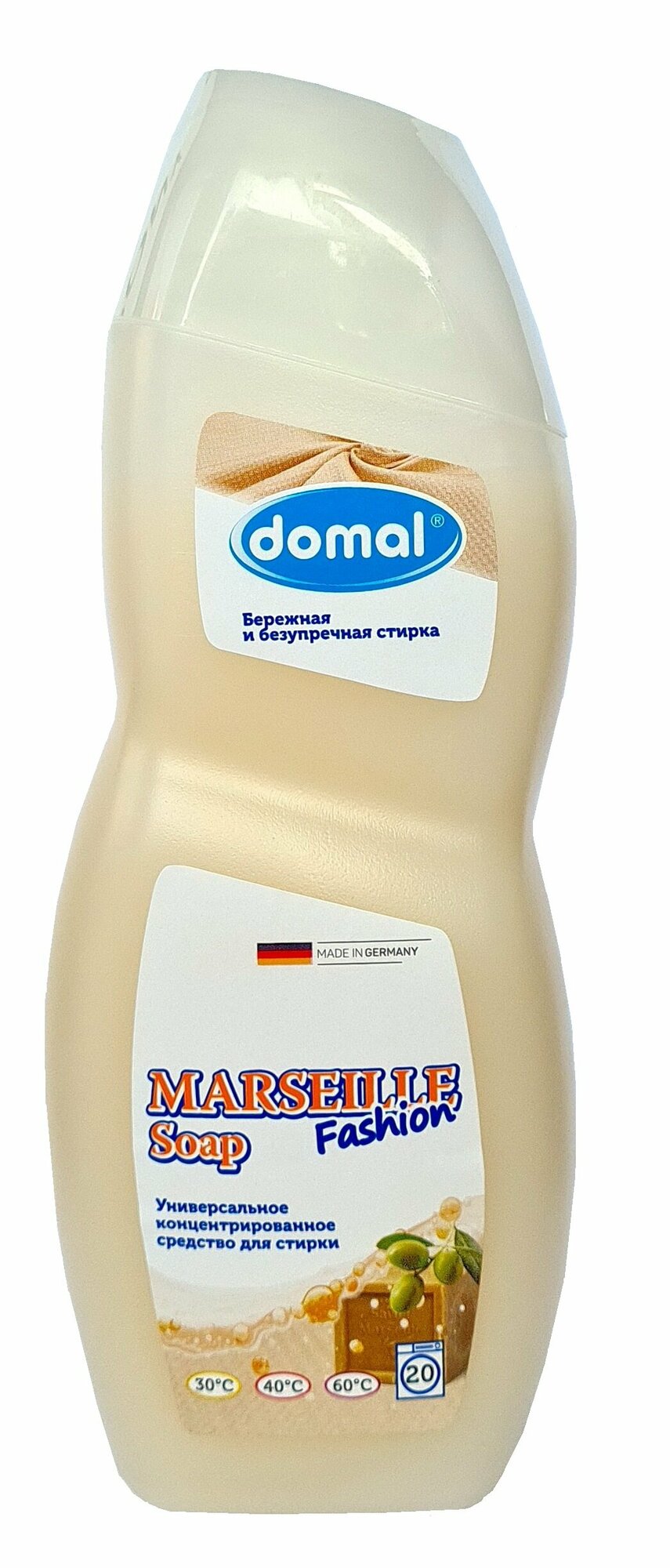 Универсальное концентрированное средство Domal (Домаль) для стирки "Марсельское мыло" (MARSEILLE SOAP FASHION), 750 мл (Германия)