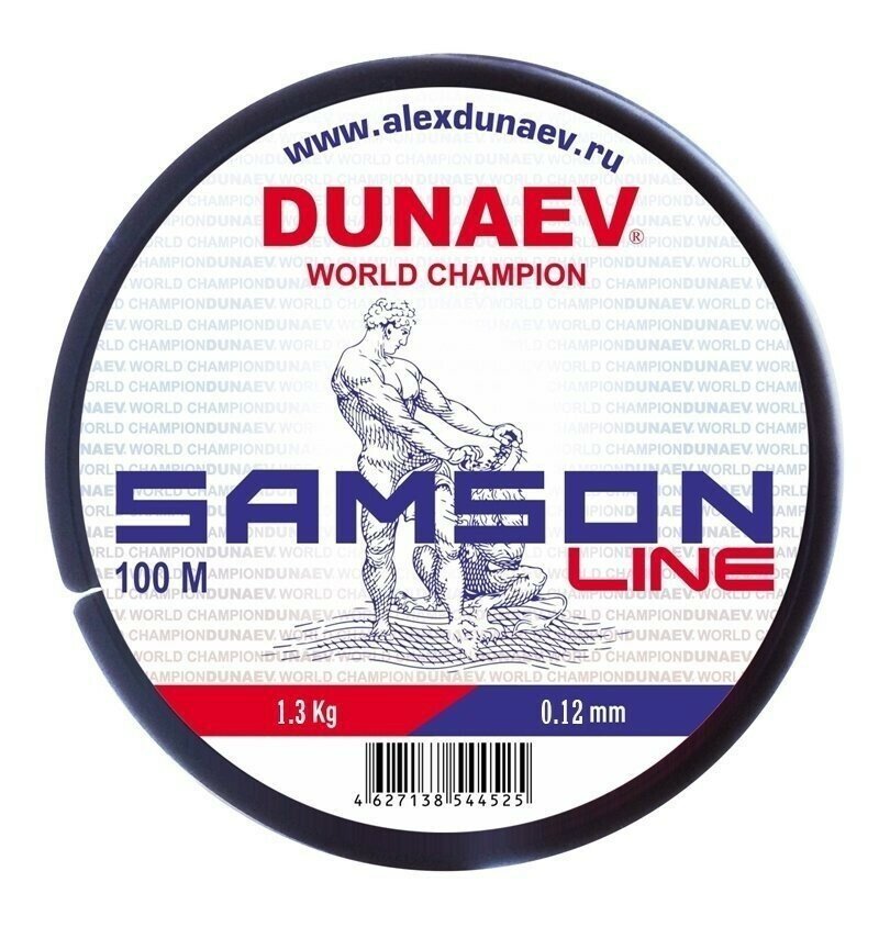 Леска Dunaev SAMSON 100м 0.12мм