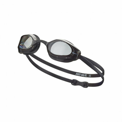 Очки для плавания NIKE Vapor, NESSA177001, дымчатые линзы, FINA Approved, черная оправа