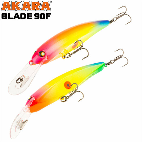 фото Воблер akara blade 90f 12 гр. (3/7 oz 3,5 in) a126