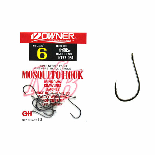 фото Крючки owner 5177 mosquito b-72 №6 (10шт)
