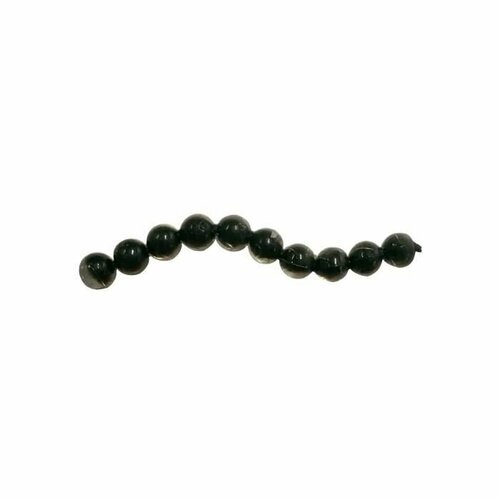 Приманка съедобная икра Nikko Dappy Super Scent Balls 7mm #CO1 Black Clear