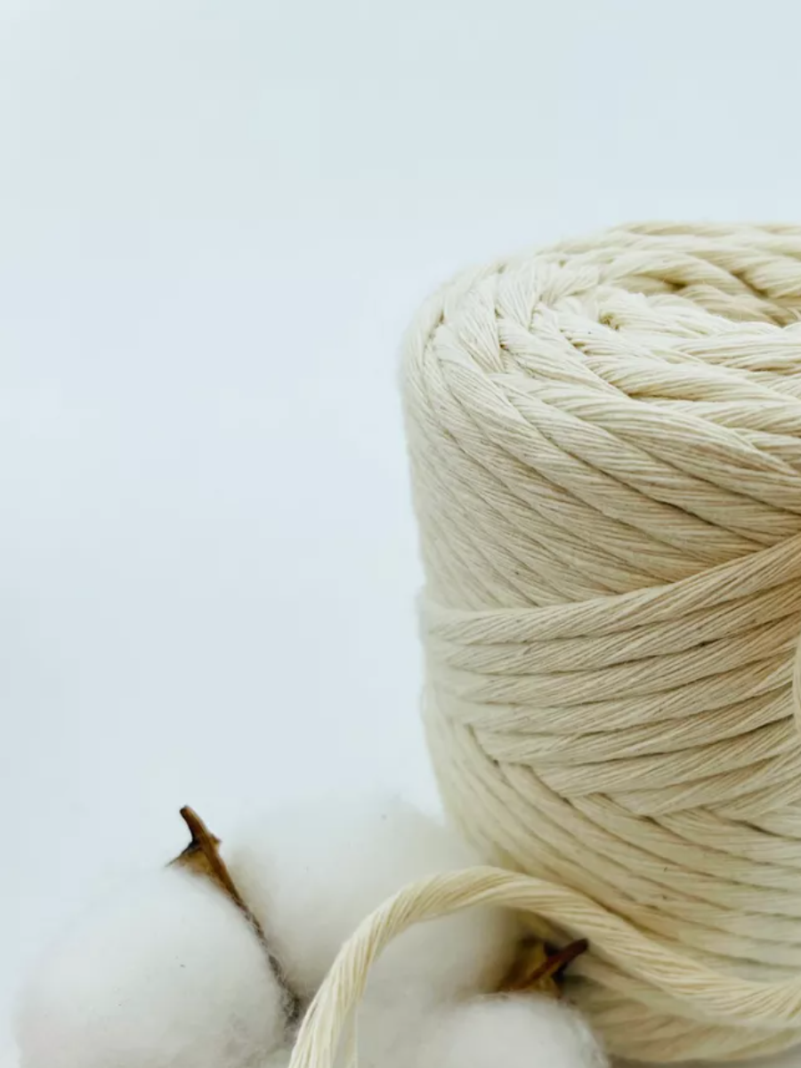 Фитиль для свечи кручёный 40 нитей 3,4 мм 50 метров хлопковый — фото 1