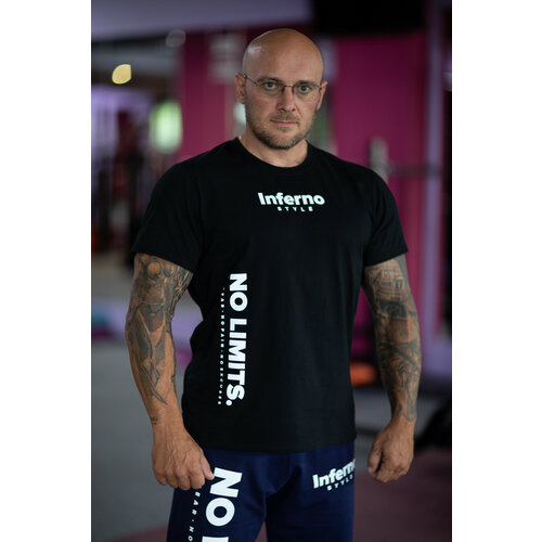 фото Футболка inferno style, размер 2xl, черный