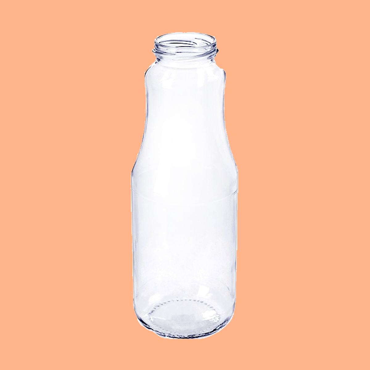 Стеклянная бутылка (ТО-53) 1л. "Компот", с крышкой в комплекте