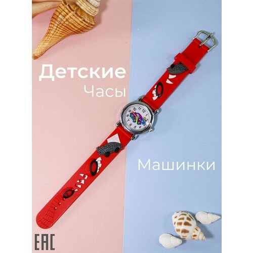 фото Наручные часы s+s toys, красный, красный