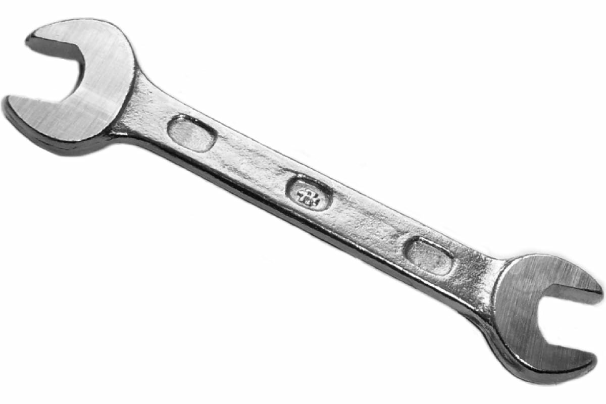 Двусторонний рожковый гаечный ключ Арефино инструмент цинк, 19x22 С118