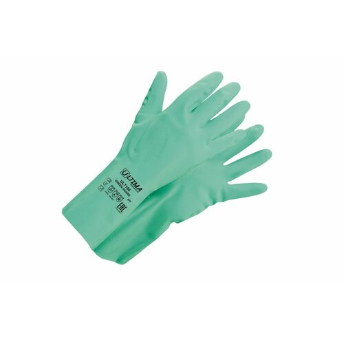 Нитриловые перчатки ULTIMA GREEN GUARD ULT150р.10/XL ultima нитриловые перчатки ultima green guard ult150р 9 l