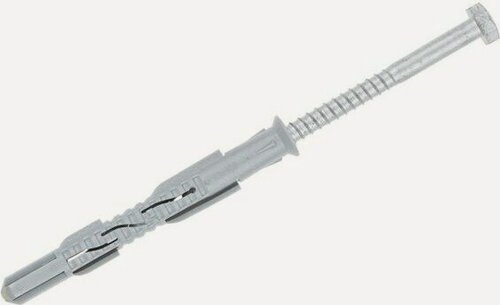 Изображение товара Дюбель рамный фасадный 10х140 мм нейлон, потай, с шурупом 50 шт в уп. SM-46116-50 STARFIX