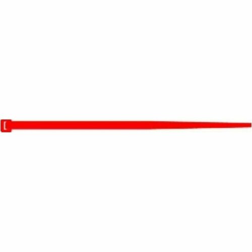 Стяжки SapiSelco красного цвета, 2.5x100 мм, полиамид 6.6, уп. 100 шт. SEL.10.202R