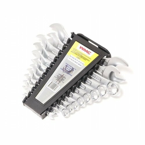 Набор ключей комб-х в холдере WMC TOOLS 12 предм 6-32 мм. 1/10_ 5198