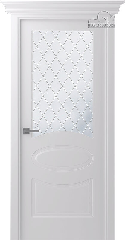 фото Belwooddoors Межкомнатная дверь Belwooddoors Элина витраж 39 эмаль