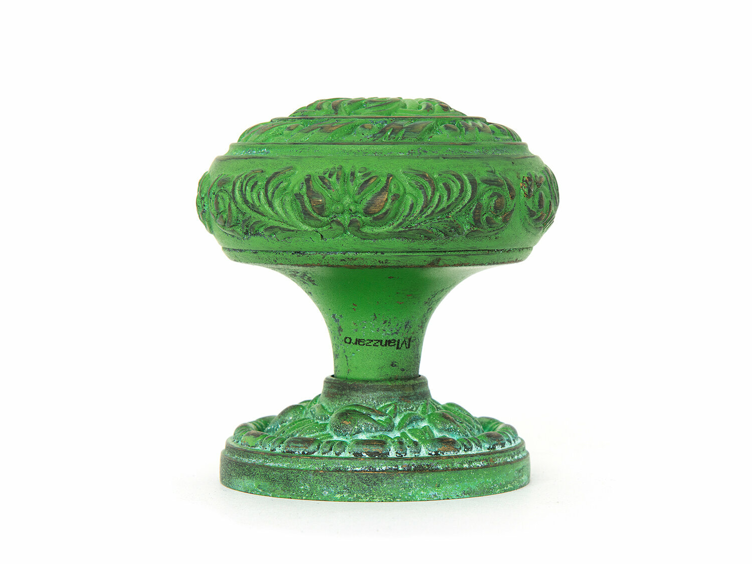 фото Дверная ручка Manzzaro Art 500 AG античная бронза (green)