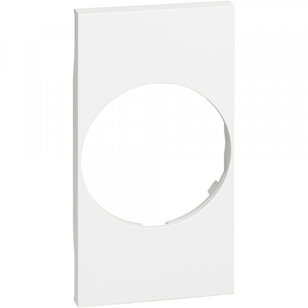 фото BT Living now Белый Лицевая панель для розеток 2К+З немецкого стандарта 2 мод