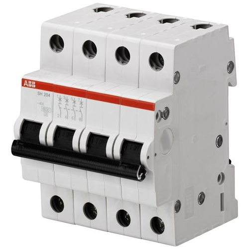 Автоматические выключатели серии ABB SH 4 полюсный (ABB SH 204L C20) автоматические выключатели серии abb s 3 полюсный abb s203 c100