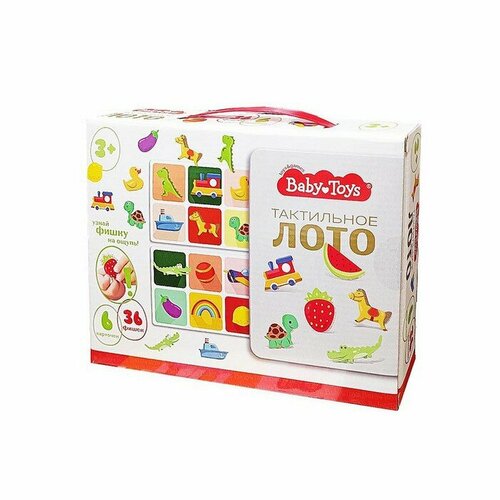 Лото Baby Toys Тактильное 04813 настольная игра baby toys тактильное лото 04813дк