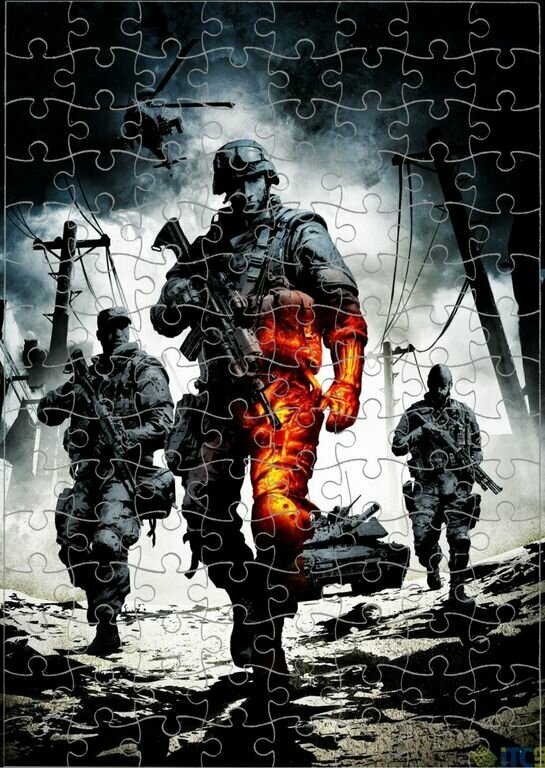 Пазл Battlefield, Бателфилд №1, А4