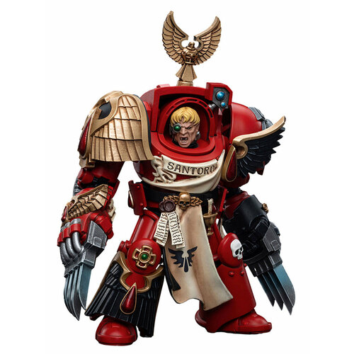 Фигурка JOYTOY Warhammer 40K Blood Angels Assault Terminators Sergeant Santoro 1:18