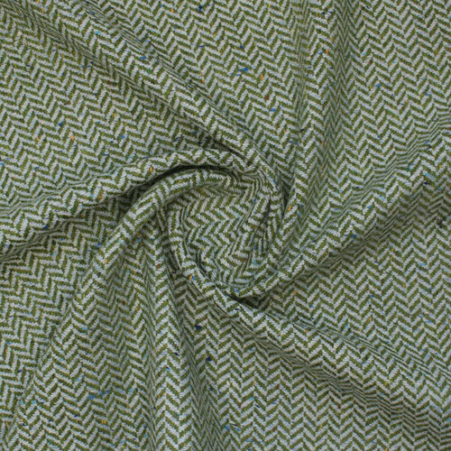 Пальтовая ткань серо-зеленая елочка ткань двухслойная пальтовая серо зеленая шерcть