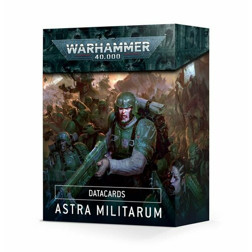 Датакарты Astra Militarum для настольной игры Warhammer 40000 девятой редакции - на английском языке astra militarum sentinel