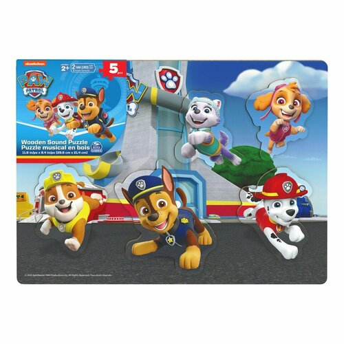 Пазл деревянный Spin Master Paw Patrol 6059998 щенячий патруль 6028790 игра spinmaster коврик пазл