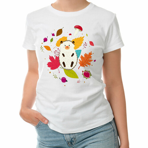 фото Футболка roly, размер m, белый