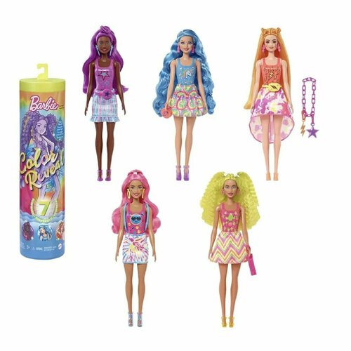 Кукла Barbie Неоновая серия в непрозрачной упаковке (Сюрприз) HCC67 кукла barbie сочные фрукты эрдбирлимонад в непрозрачной упаковке сюрприз