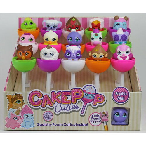 Игрушка в индивидуальной капсуле Cake Pop Cuties, 2серия, 15 шт. в дисплее 16 видов в ассортименте