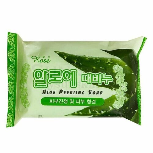 Rose -    Peeling Soap Aloe, 150